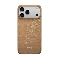 PITAKA Aramid Fibre  Ultra-Slim Case  for iPhone 17 Pro Max Golden Glint