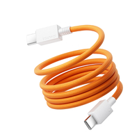 Sharge 240W Magnetic 100cm USB-C to USB-C Charging Cable - Orange