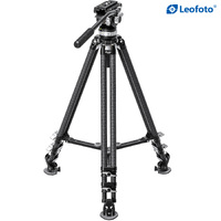 Leofoto LVC-253C+BV-15 Carbon Fiber Twin Leg Video Tripod Kit