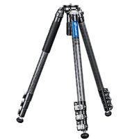 Leofoto Manba Series LVM-324C Carbon Fiber Video Tripod with Flip Lock
