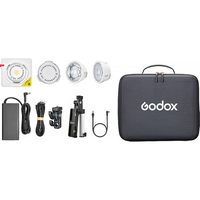Godox ML100R RGB Portable LED Light Kit (36° Lens & NP-F Handgrip)