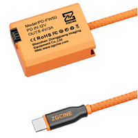 ZGCINE USB-C to Sony NP-FW50 Dummy Battery Cable 60cm