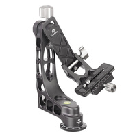 LEOFOTO PG-1 Aluminium PRO GIMBAL HEAD WITH PU-100D PLATE (MAX LOAD 25KG , PANORAMIC)