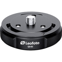 Leofoto QS-60 Quick-Link Tripod Head Quick Release Set (60mm)