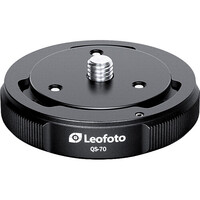 Leofoto QS-70 Quick-Link Tripod Head Quick Release Set (70mm)
