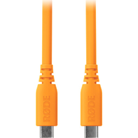 RODE SC27 SuperSpeed USB-C to USB-C Cable (Orange, 6.6')