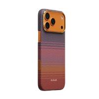 PITAKA Aramid Fibre Sunset2.0-California Dream 02 Edge Case for iPhone 17 Pro Max