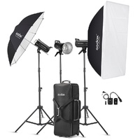 Godox SK400II-V Studio Flash Monolight (Trio-Light Kit)
