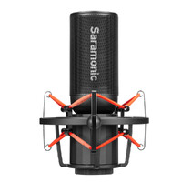 Saramonic Supercardioid Large-Diaphragm Condenser Microphone with Shock Mount & Pop Filter