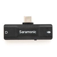SR-EA2U USB-C Audio Interface w/ 3.5mm TRS / TRRS Mic In, Headphone Out for Mobile Devices, Computer