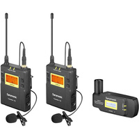 Saramonic UwMic9 RX-XLR9 + TX9 + TX9 UHF wireless lavalier microphone system