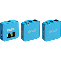 RODE Wireless GO (Gen 3) 2-Person Compact Digital Wireless Microphone System/Recorder (2.4 GHz, Blue)