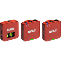 RODE Wireless GO (Gen 3) 2-Person Compact Digital Wireless Microphone System/Recorder (2.4 GHz, Clay)