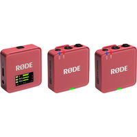 RODE Wireless GO (Gen 3) 2-Person Compact Digital Wireless Microphone System/Recorder (2.4 GHz, Rose)