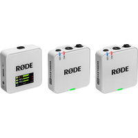 RODE Wireless GO (Gen 3) 2-Person Compact Digital Wireless Microphone System/Recorder (2.4 GHz, White)