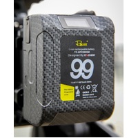 Rolux V-Mount 99w Nano Mini Battery (Max Load 15A) - Black Shell