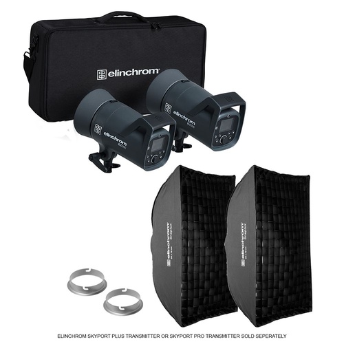 Elinchrom ELC 500/500 Softbox To Go Kit