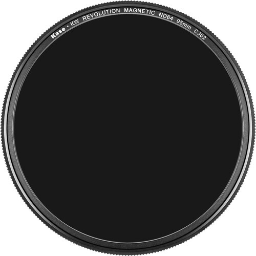 Kase Revolution 95mm ND64 Filter with Magnetic Adapter Ring