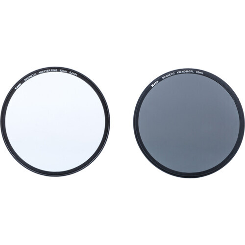 Kase Wolverine 82mm Magnetic ND8 + CPL Filter With Adaptor Ring