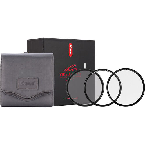 Kase Wolverine 77mm Magnetic Circular Filter Video Kit 1/4 Black Mist + VND-CPL 1.5 - 5 stops