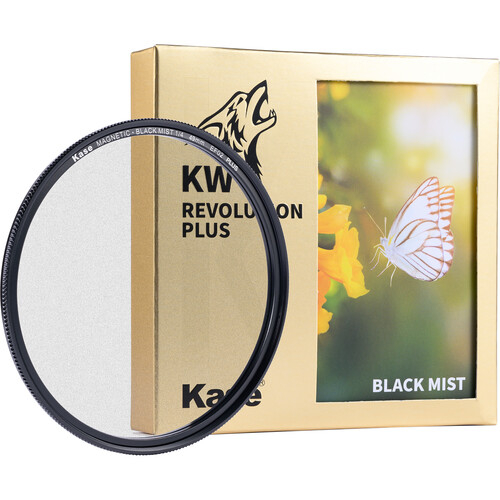 Kase 49mm Revolution Plus Magnetic 1/8 Black Mist Filter 