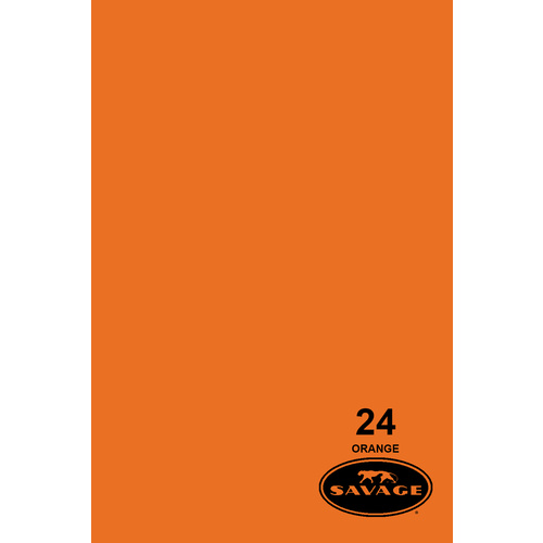 SAVAGE #24 Orange 2.72x11m WIDETONE Seamless Photography Background Paper