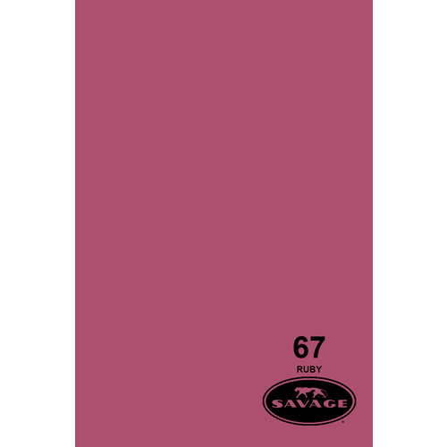 SAVAGE #67 Ruby 2.72x11m WIDETONE Seamless Photography Background Paper