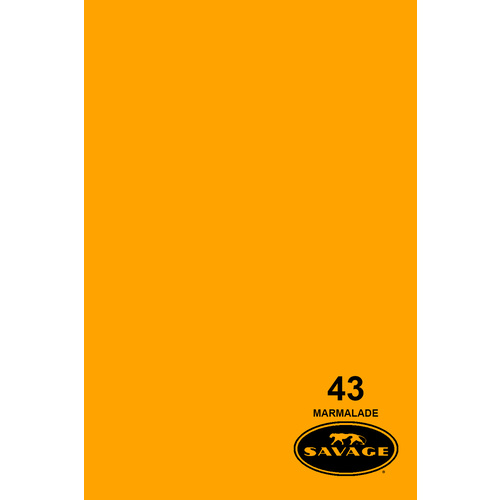 SAVAGE #43 Marmalade 2.72x11m WIDETONE Seamless Photography Background Paper