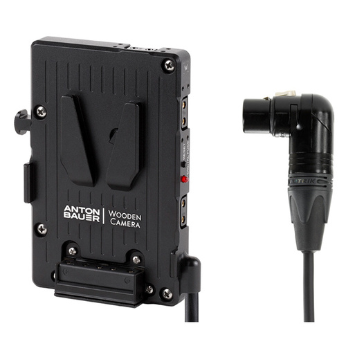 Wooden Camera WC Pro V-Mount (4pin XLR Right Angle)