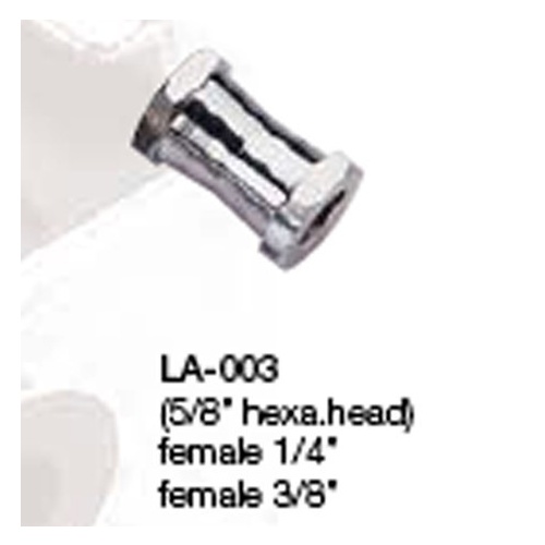 PES SPIGOT 1/4"-3/8" FEMALE (5/8"HEX. HEAD)