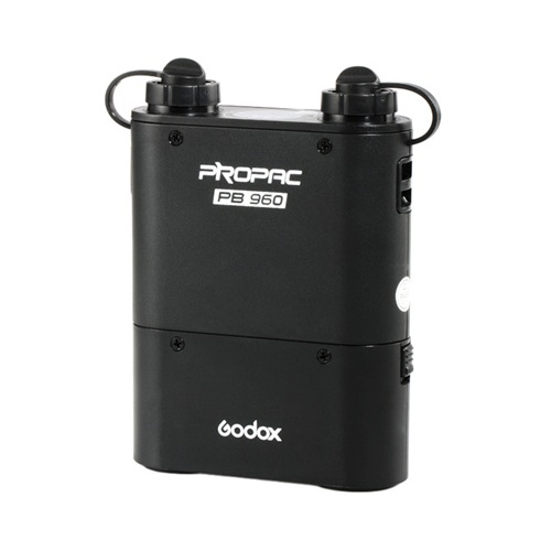 Godox PROPAC PB960 Speedlite Power for Nikon w/Connecting Cable x 2