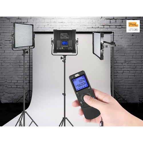 PIXEL VIDEO LED LIGHT P45C 240W BI-COLOR(3000-8000K) Kit(F970 Battery Option:NP-F970 Battery (7200mAh) with Charger)