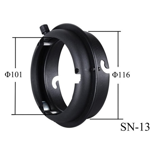 Elinchrom to Bowens-s Speed Ring Convertor