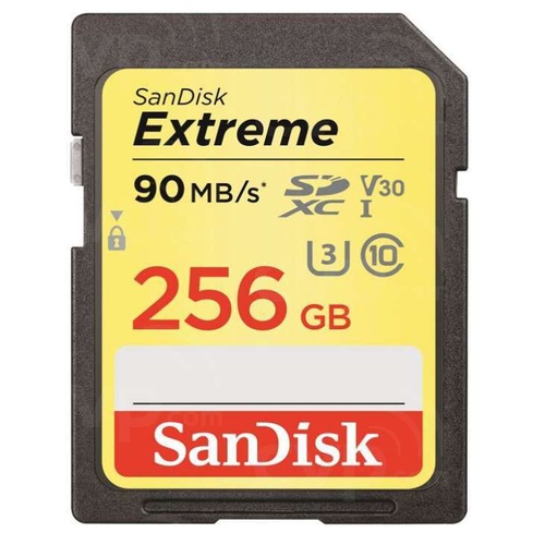SANDISK EXTREME 600X 256 GB SDXC UHS-I SD MEMORY CARD