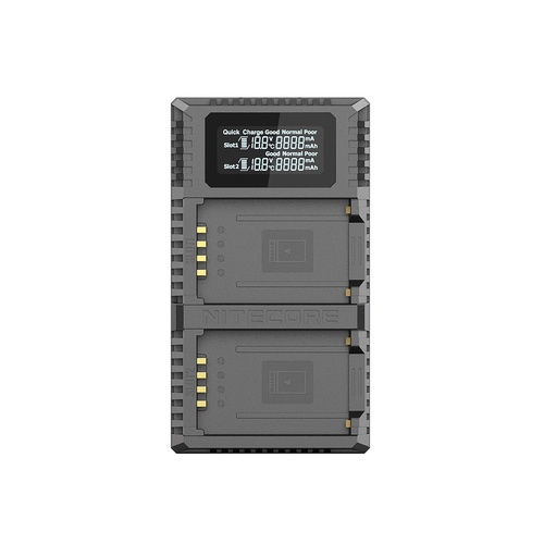 Nitecore FX2 Pro Fujifilm USB Dual Slot Charger for Fuji NP-T125
