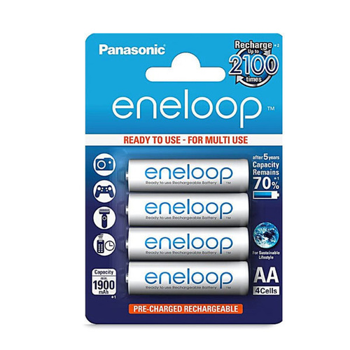 Panasonic Eneloop 4x Aa Rechargeable Batteries