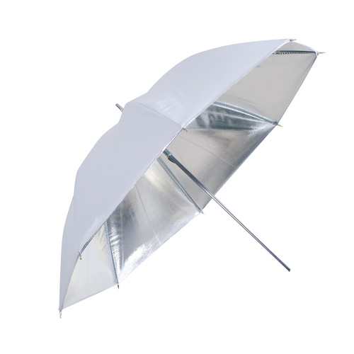 120 Umbrella 122SW Silver with White Cover