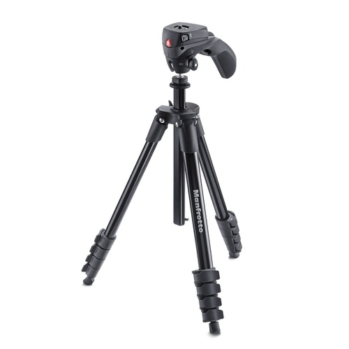 Manfrotto Compact Action aluminium tripod with hybrid head 