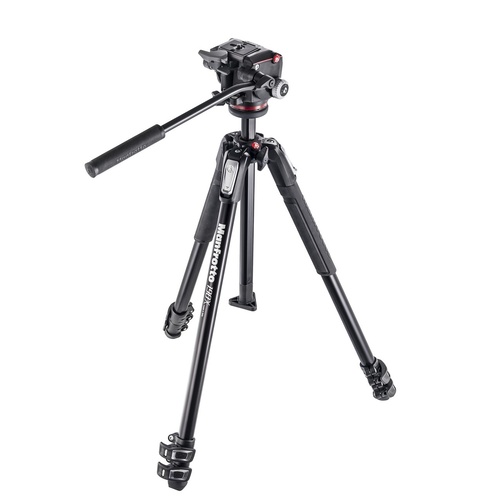 Manfrotto 190X aluminium 3-Section Tripod with XPRO Fluid Head  MK190X3-2W