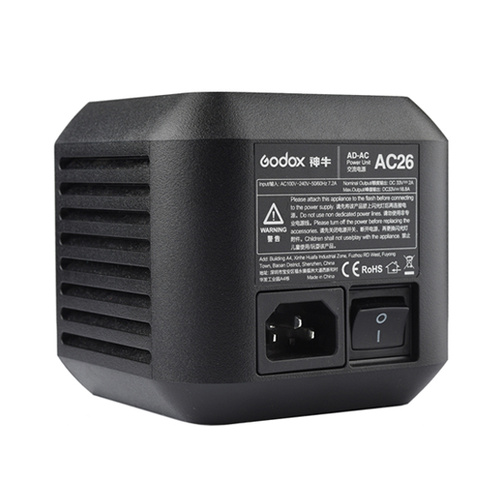GODOX WISTRO AC POWER SOURCE ADAPTER AC-26 FOR AD600PRO WITSTRO OUTDOOR FLASH