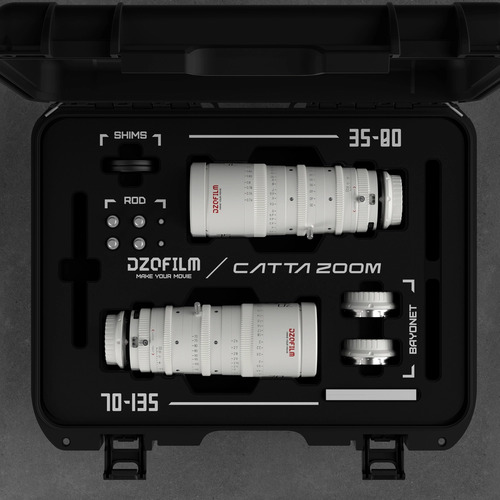 DZOFILM Catta Full Frame Zoom Lenses Bundle - White [Lens Mount: Sony FE Mount]