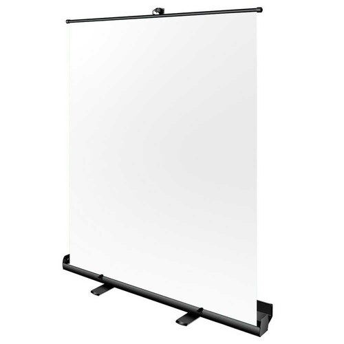 MC FOTO Portable Pull Up White Backdrop 150 x 200cm