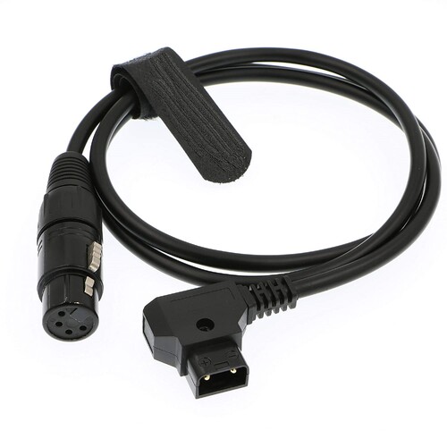 MC Foto Gears XLR 4 Pin Female to D Tap Power Cable 12V  for Blackmagic Design Studio 4K Camera