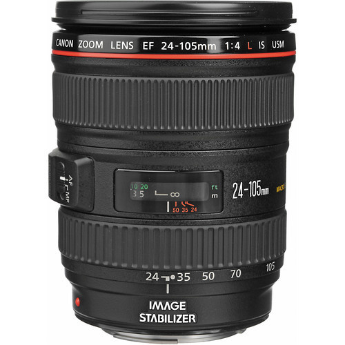 E.F.H. Canon EF 24-105mm f/4L IS USM Lens (equipment for hire only)