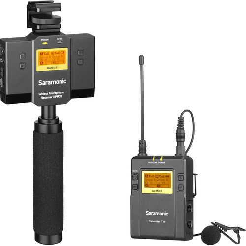 Saramonic UwMic9 Camera-Mount Wireless Omni Lavalier Microphone System for Smartphones (514 to 596 MHz)