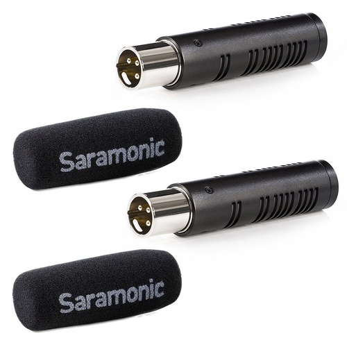 Saramonic SR-AXM3 Broadcast Quality XLR Shotgun Cardioid Condenser Mic Capsules
