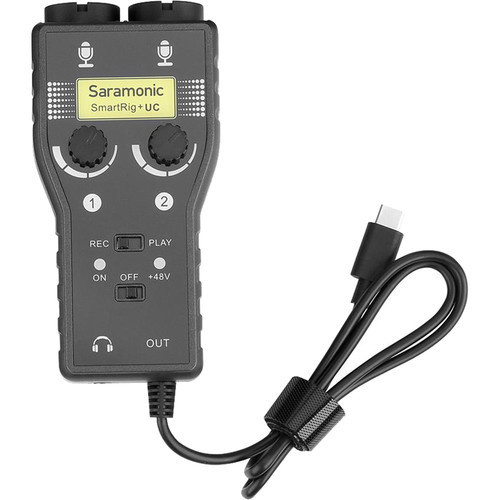 SARAMONIC SMARTRIG+ UC 2-CHANNEL AUDIO INTERFACE FOR USB TYPE-C DEVICES