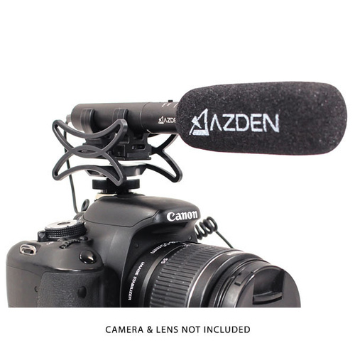 AZDEN SMX-10 DIRECTIONAL STEREO VIDEO MICROPHONE (3.5MM , HANDCRAFTED IN JAPAN)
