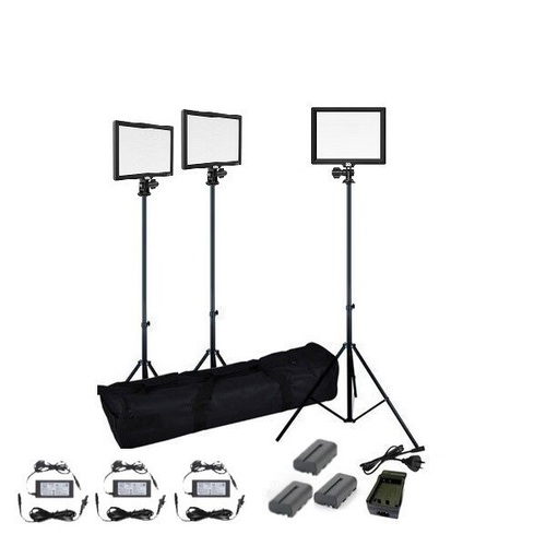 Pixel Video Light 3 x P20 LED Light Kit (With Full Power Options)