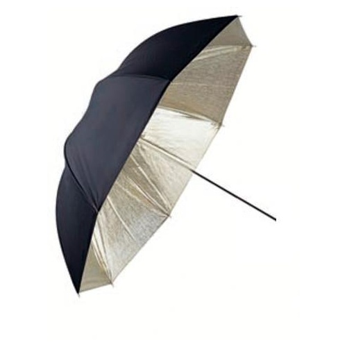 120cm Umbrella 122GB Gold with Black Cover
